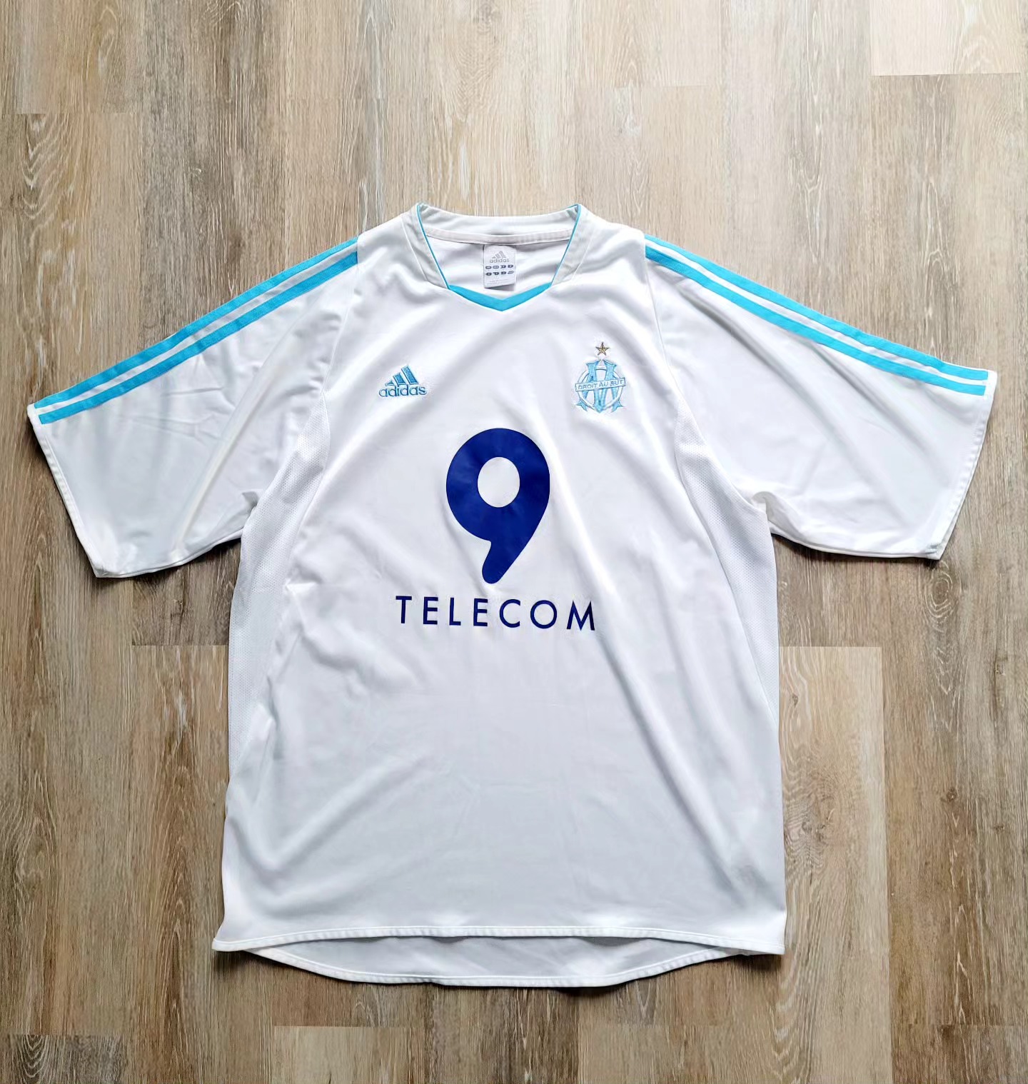 Olympique Marseille 2003-2004 Home Store Version Adidas - YourFootballShirt