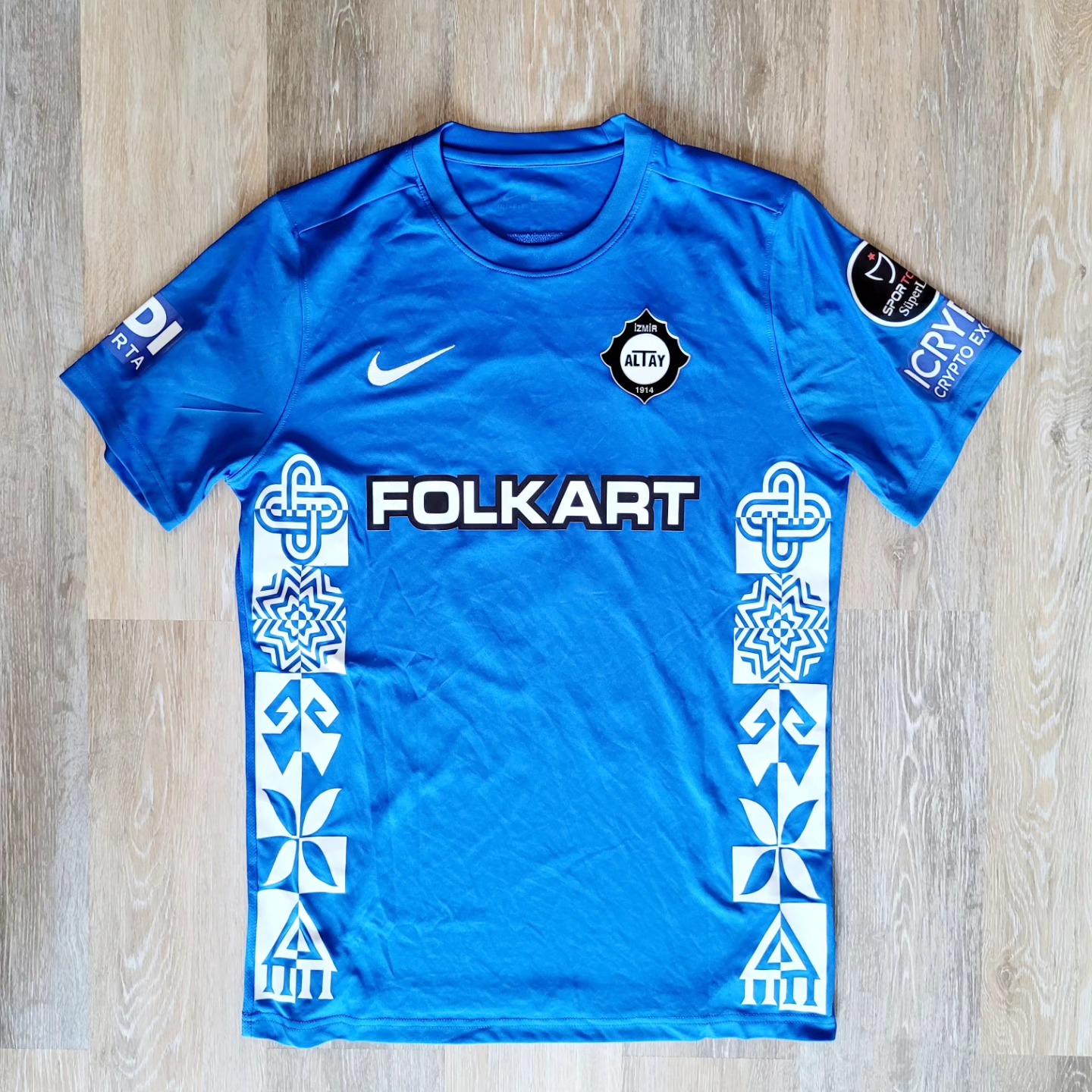 Altay 2021-2022 Fourth Match Worn Nike - YourFootballShirt - Photo 1