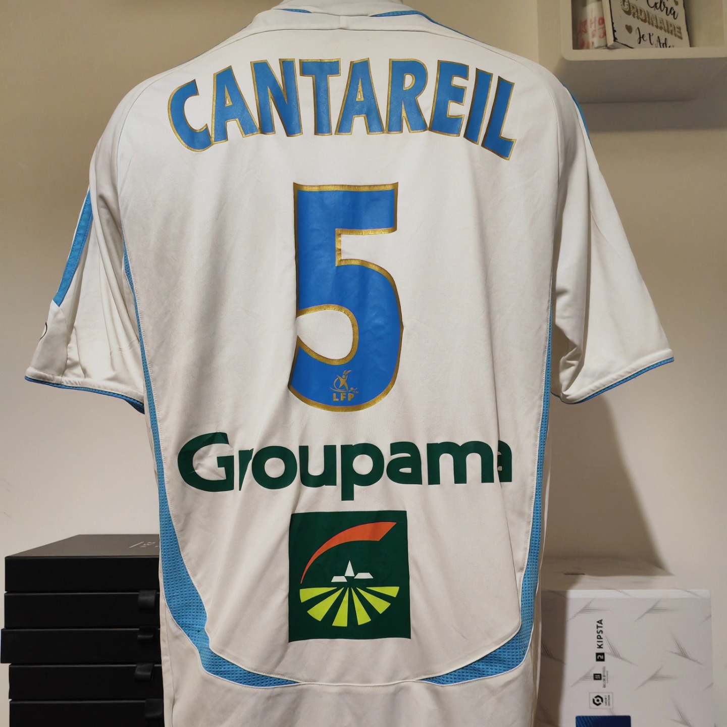 Olympique Marseille 2006-2007 Home Match Worn Adidas - YourFootballShirt - Photo 1