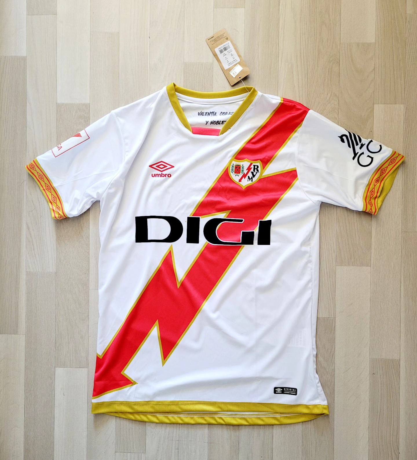 Rayo Vallecano 2023-2024 Home Store Version Hummel - YourFootballShirt