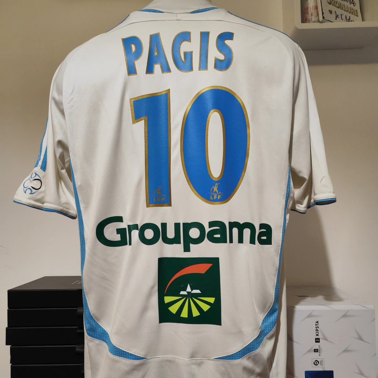 Olympique Marseille 2006-2007 Home Match Worn Adidas - YourFootballShirt - Photo 1
