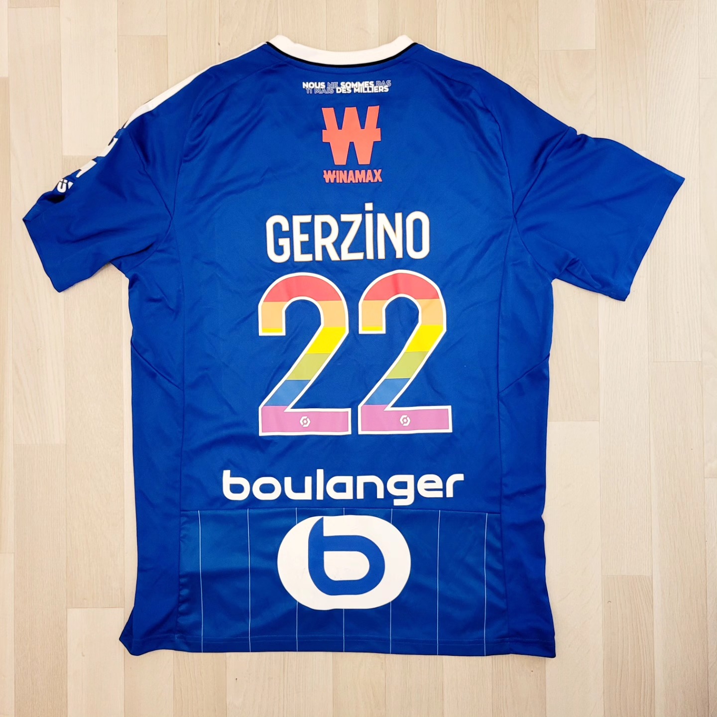 RC Strasbourg 2022-2023 Home Nyamsi #22
