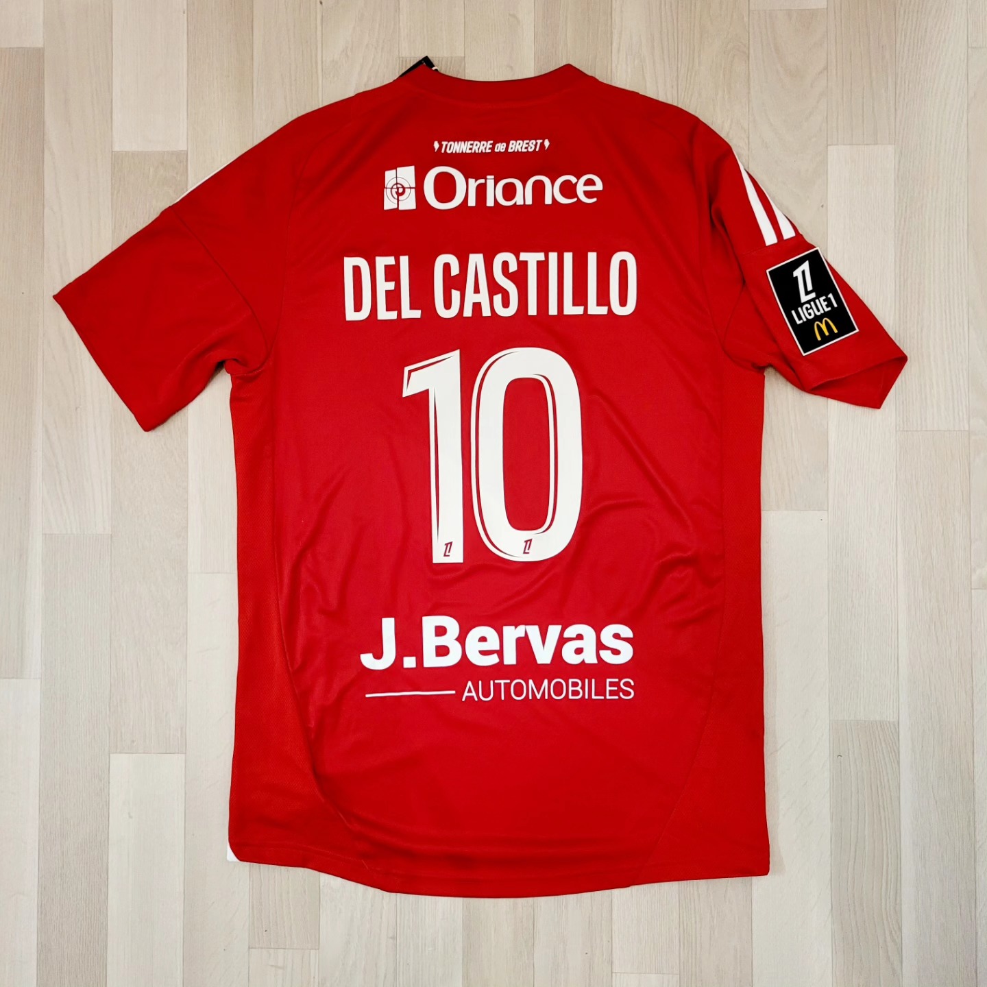 Stade Brestois 2024-2025 Home Del Castillo #10