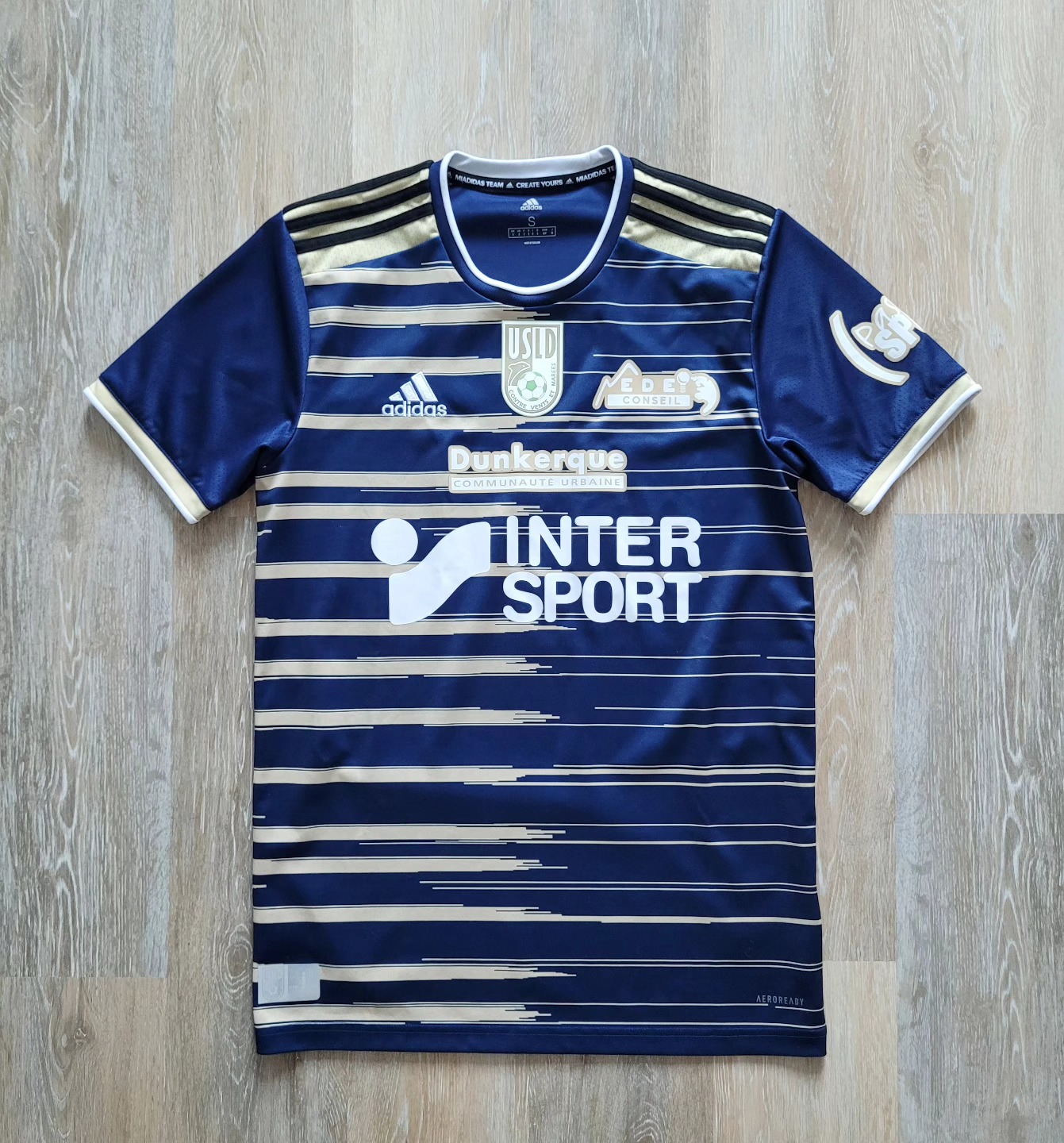 USL Dunkerque 2021-2022 Third Store Version Adidas - YourFootballShirt