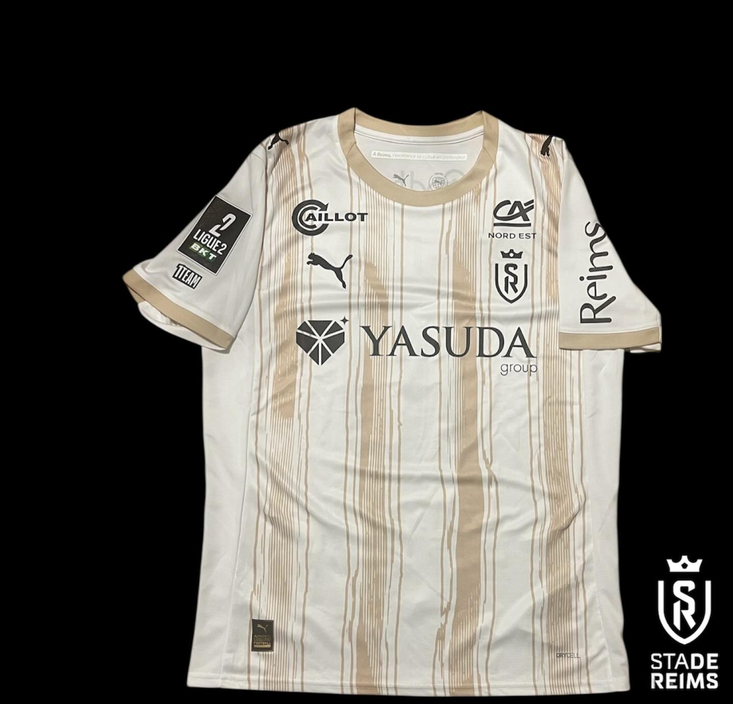 Stade de Reims 2025-2026 Away Match Worn Puma - YourFootballShirt - Photo 1
