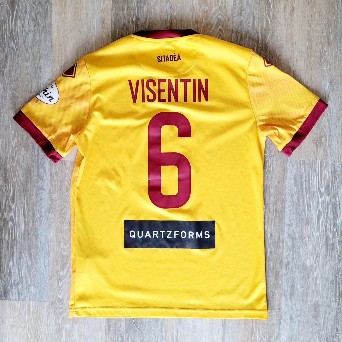 AS Cittadella 2022-2023 Away Match Worn Errea - YourFootballShirt - Photo 1