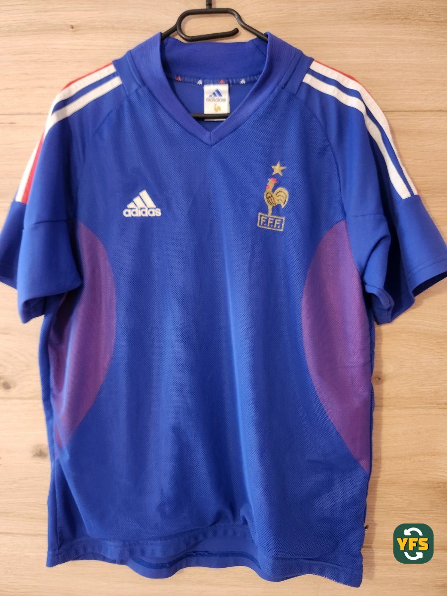France 2002-2003 Home Store Version Adidas - YourFootballShirt - Photo 1
