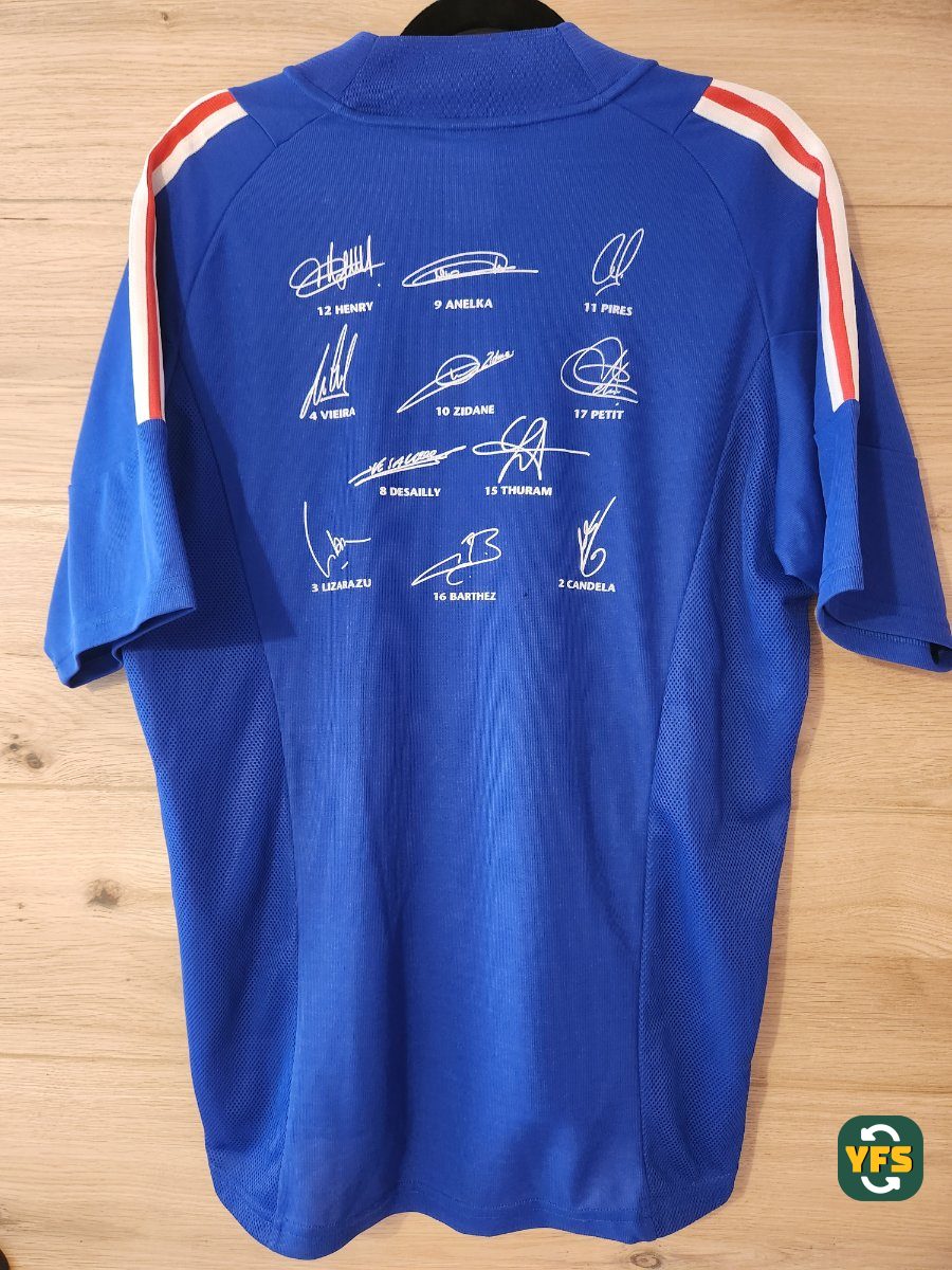 France 2002-2003 Home Store Version Adidas - YourFootballShirt - Photo 1