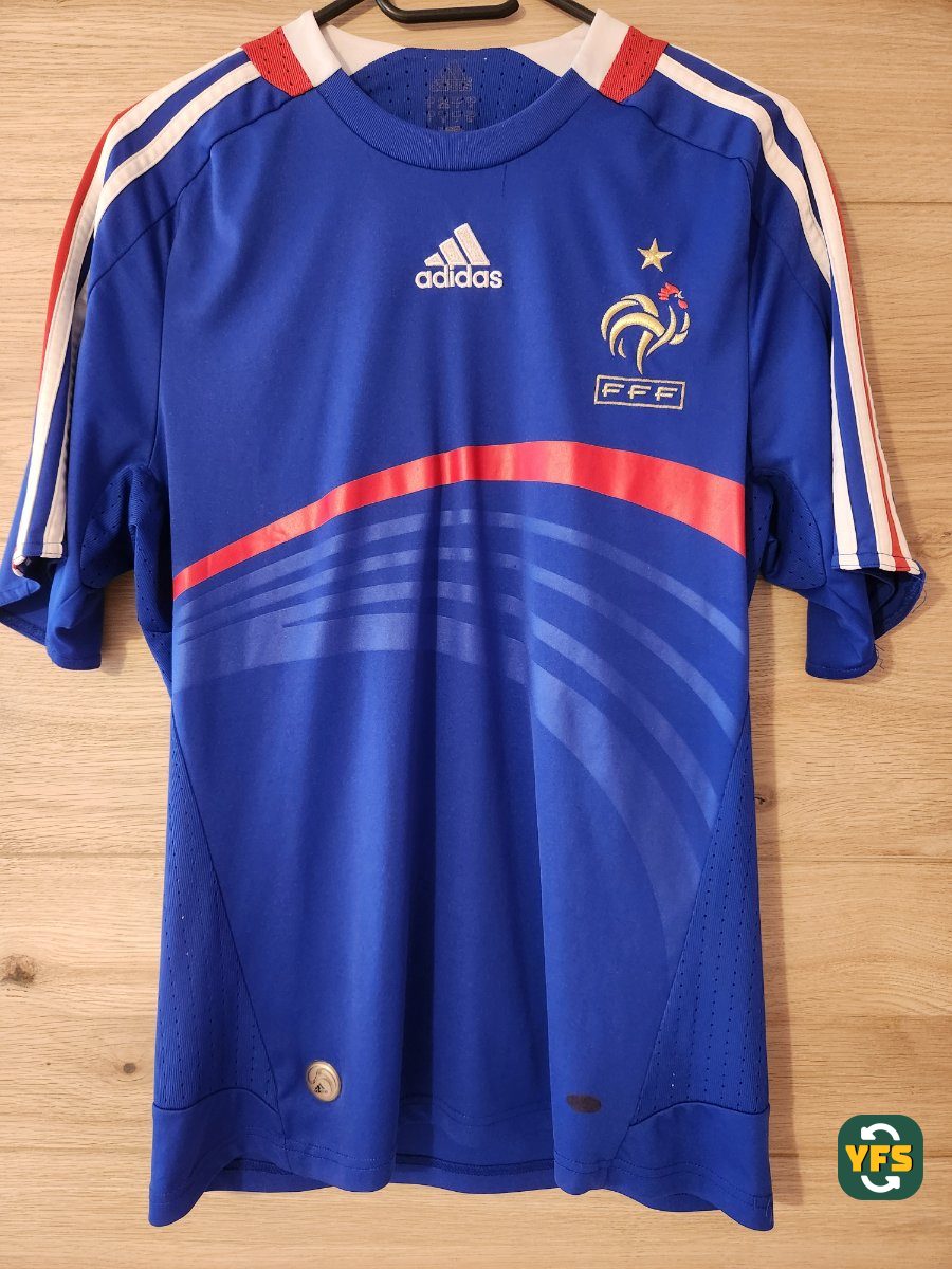 France 2008-2009 Home Store Version Adidas - YourFootballShirt - Photo 1