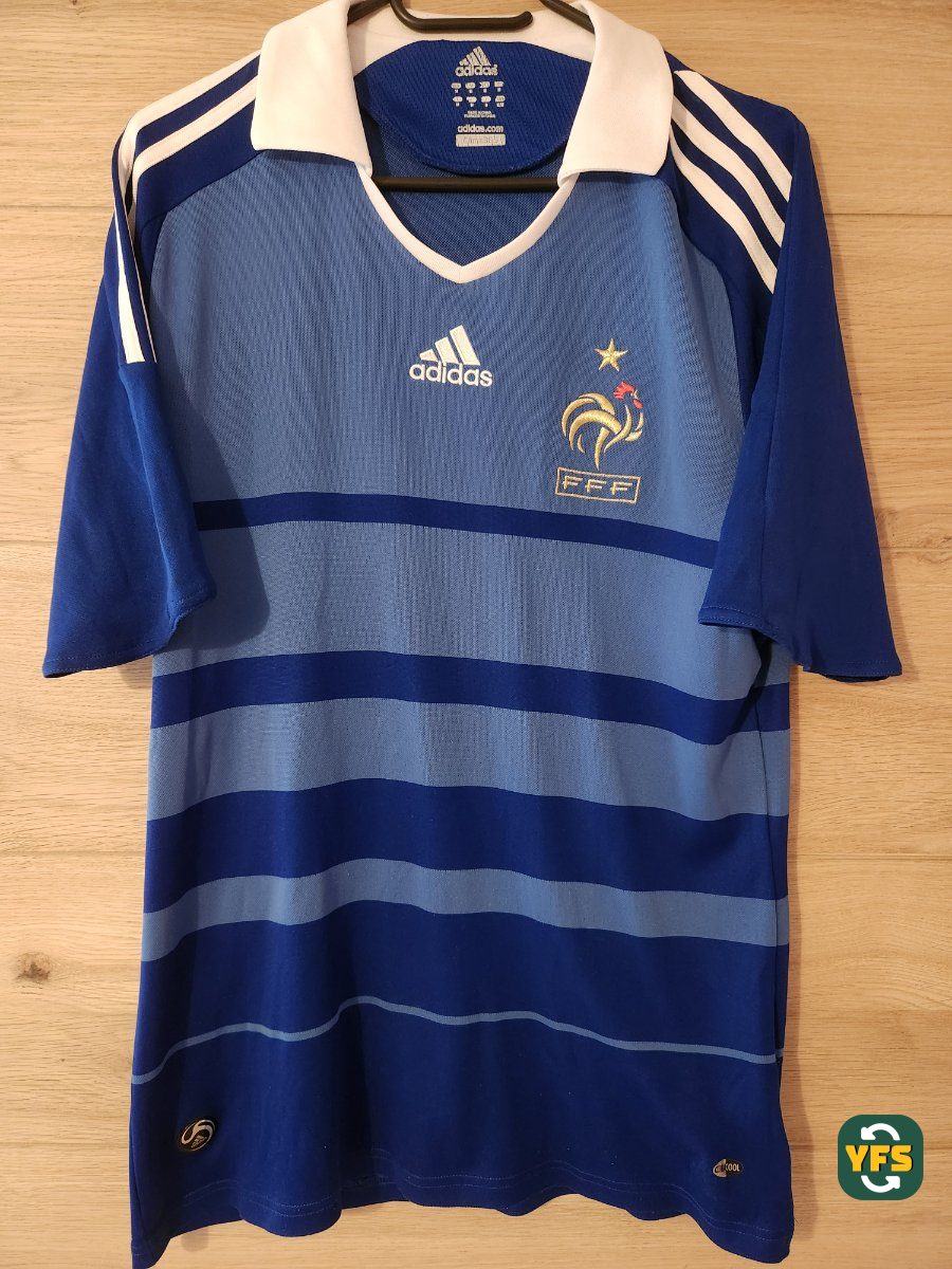 France 2009-2010 Home Store Version Adidas - YourFootballShirt - Photo 1