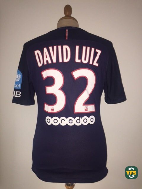 PSG 2016-2017 Home Match Worn Nike - YourFootballShirt - Photo 1