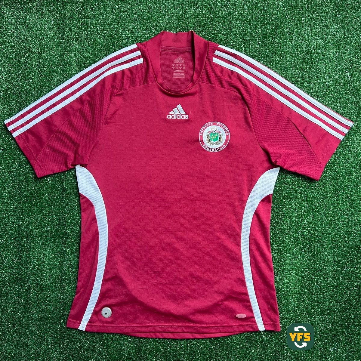 Latvia 2008-2009 Home Store Version Adidas - YourFootballShirt