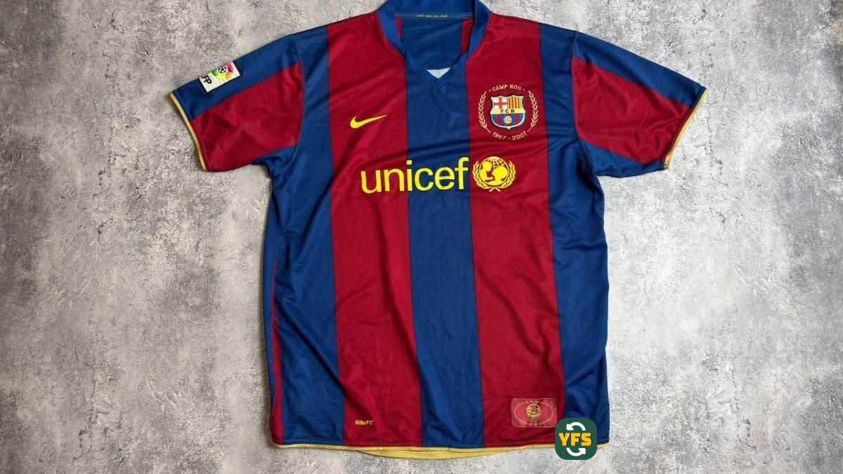 FC Barcelona 2007-2008 Home Store Version Nike - YourFootballShirt - Photo 1