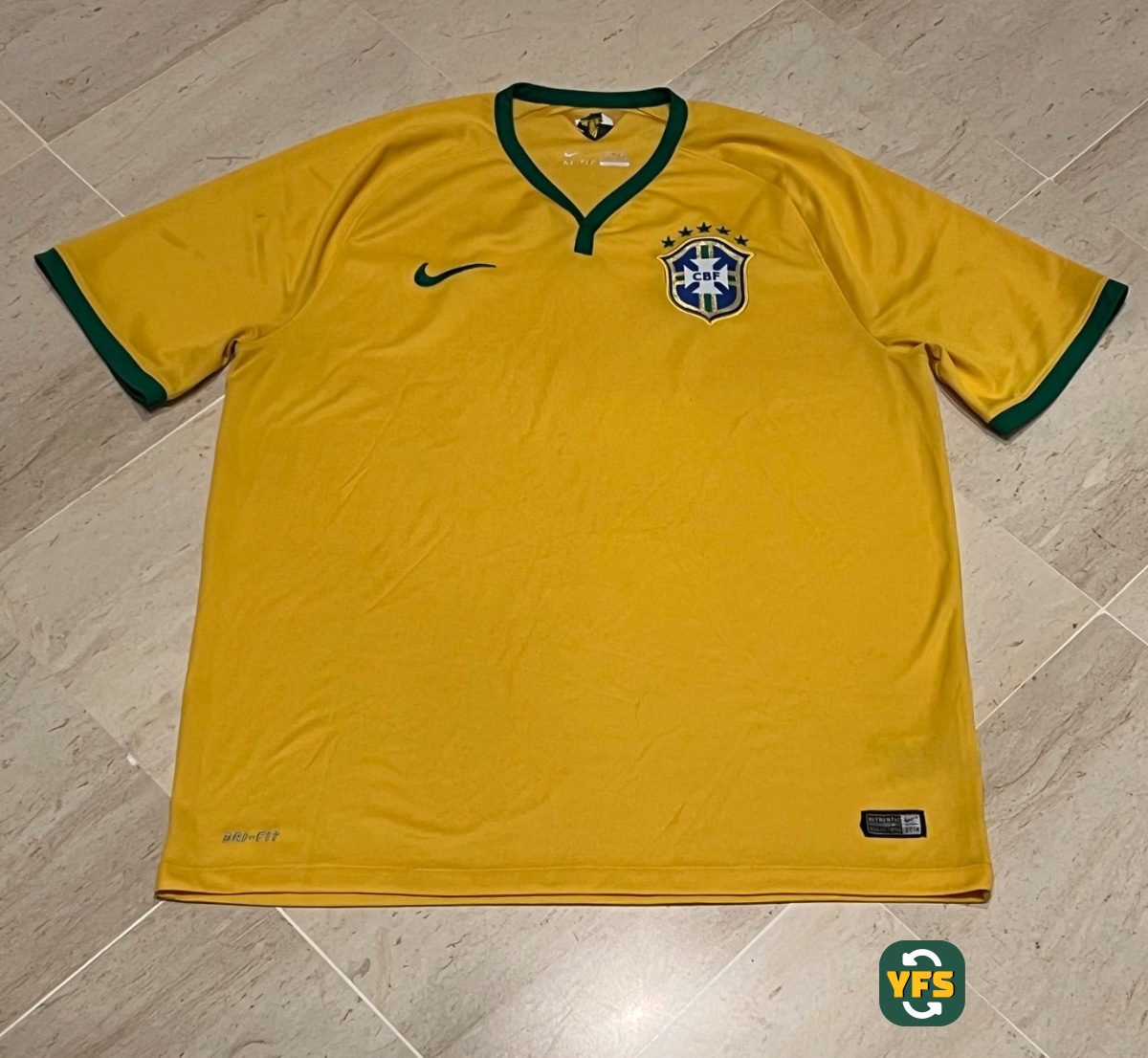 Brazil 2014-2015 Home Store Version Nike - YourFootballShirt - Photo 1