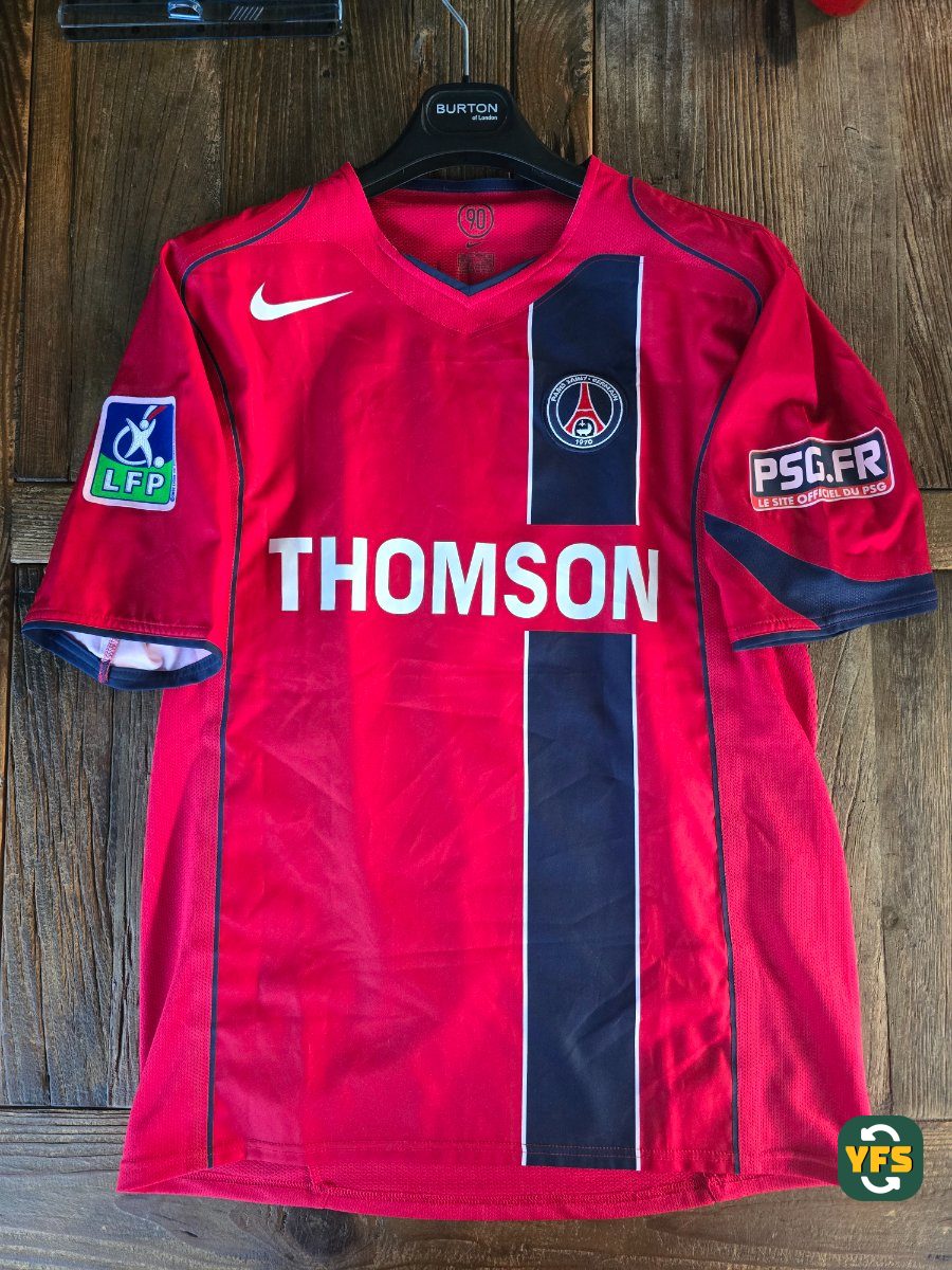 PSG 2005-2006 Third Match Worn Nike - YourFootballShirt - Photo 1