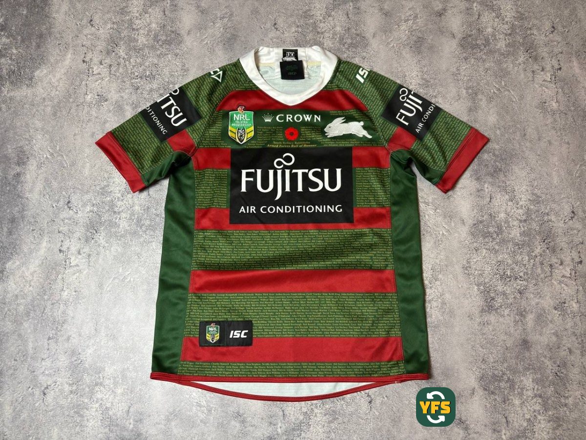 South Sydney Rabbitohs 2018-2019 Home Store Version ISC - YourFootballShirt - Photo 1