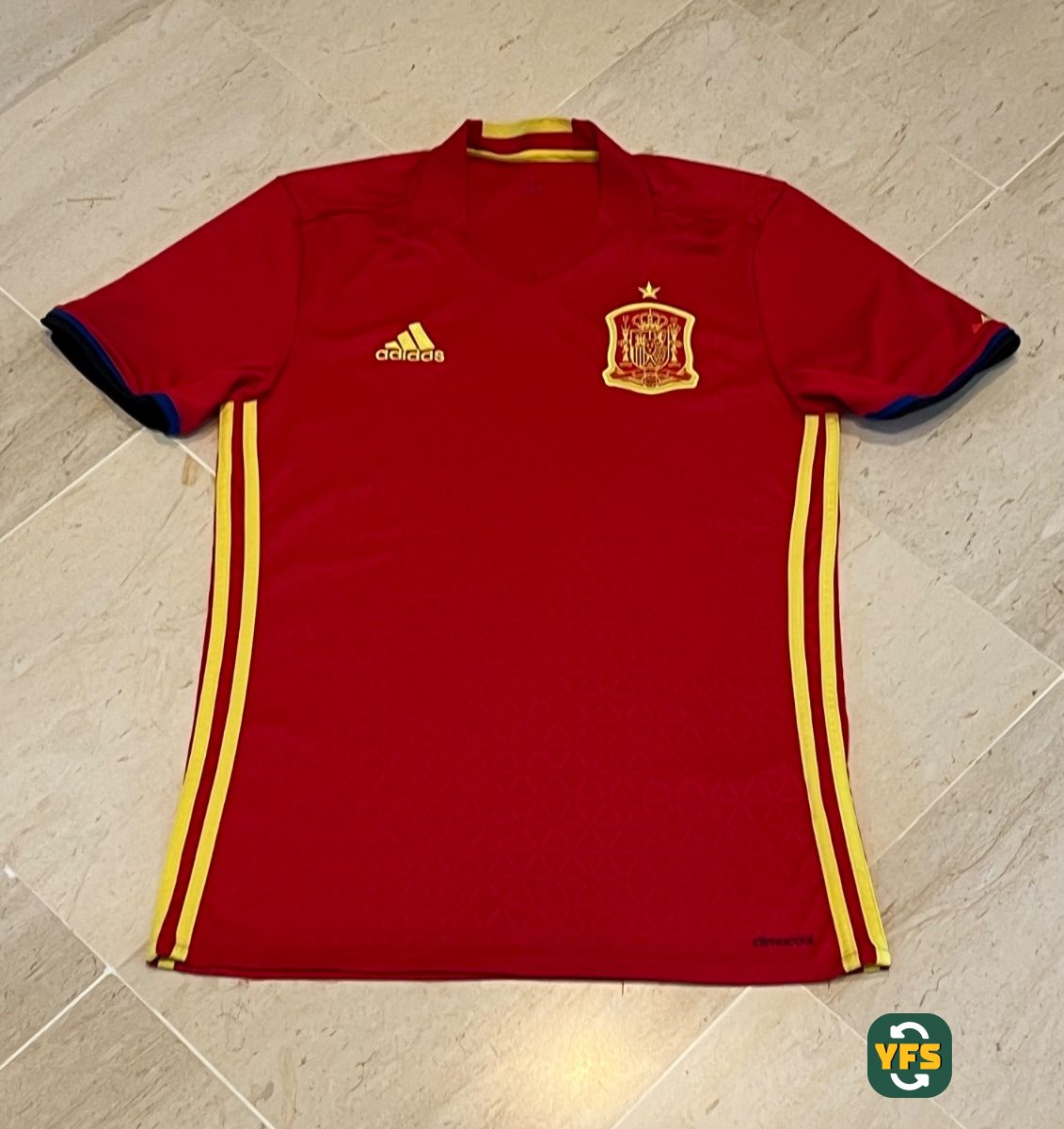 Spain 2016-2017 Home Store Version Adidas - YourFootballShirt - Photo 1
