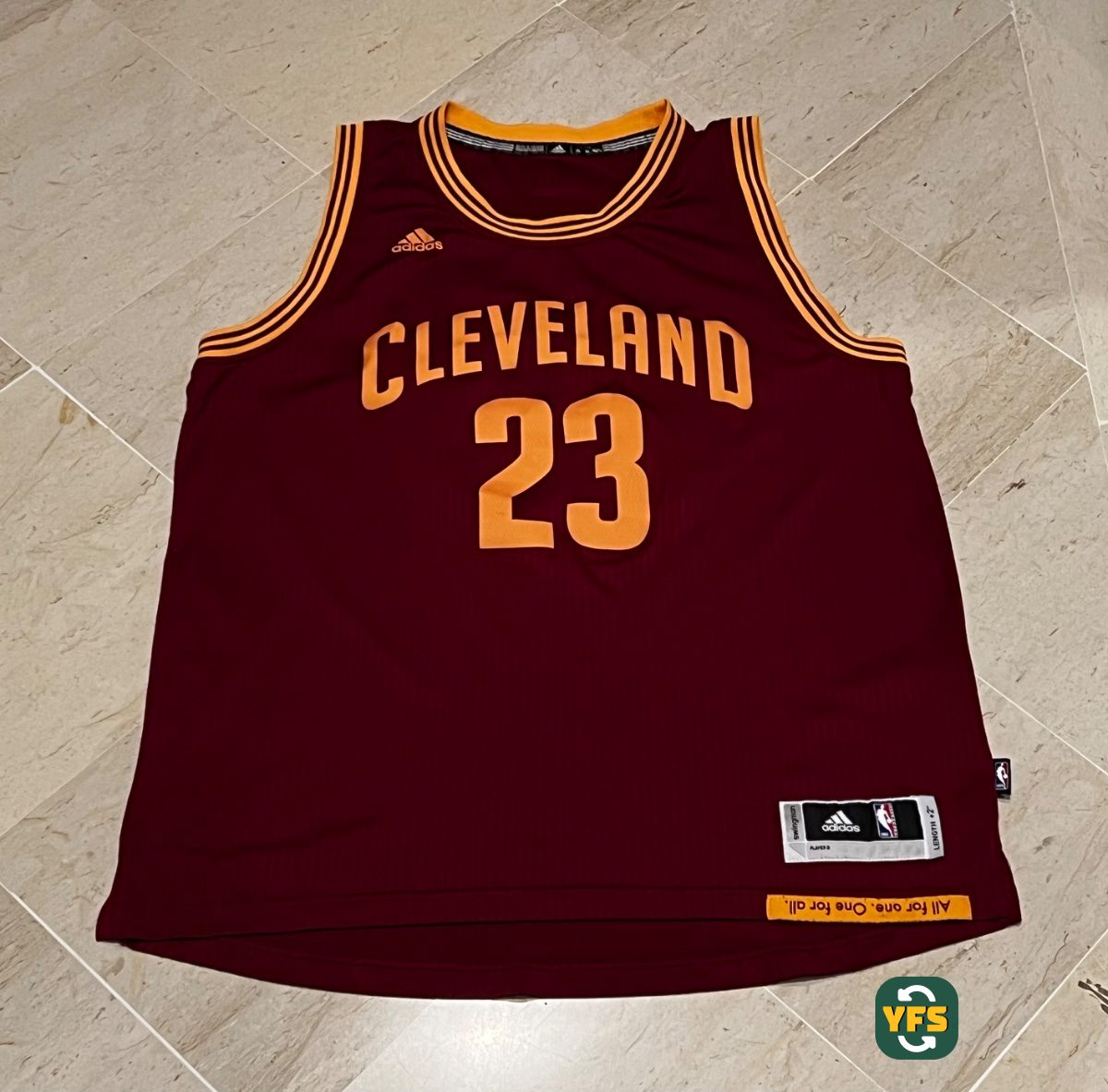 Cleveland Cavs 2014-2015 Special edition Pro Version Adidas - YourFootballShirt - Photo 1