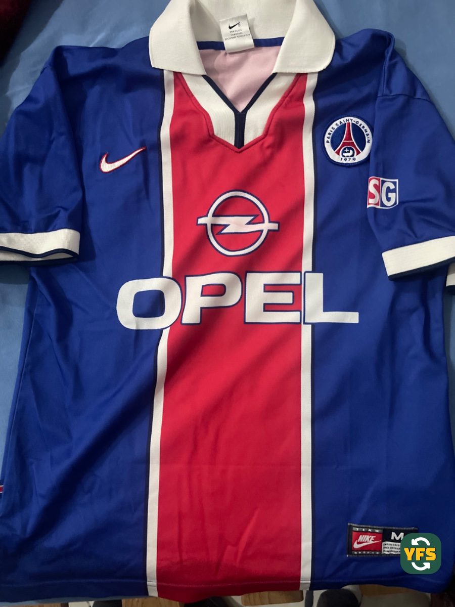 PSG 1997-1998 Home Store Version Nike - YourFootballShirt - Photo 1