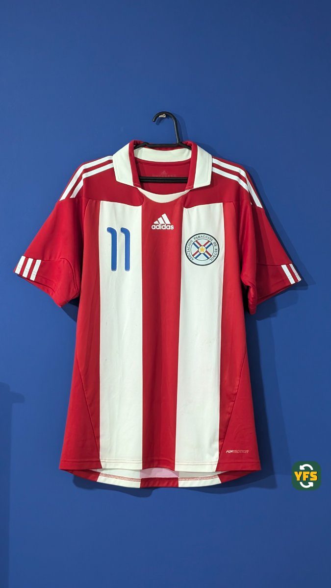 Paraguay 2010-2011 Home Pro Version Adidas - YourFootballShirt