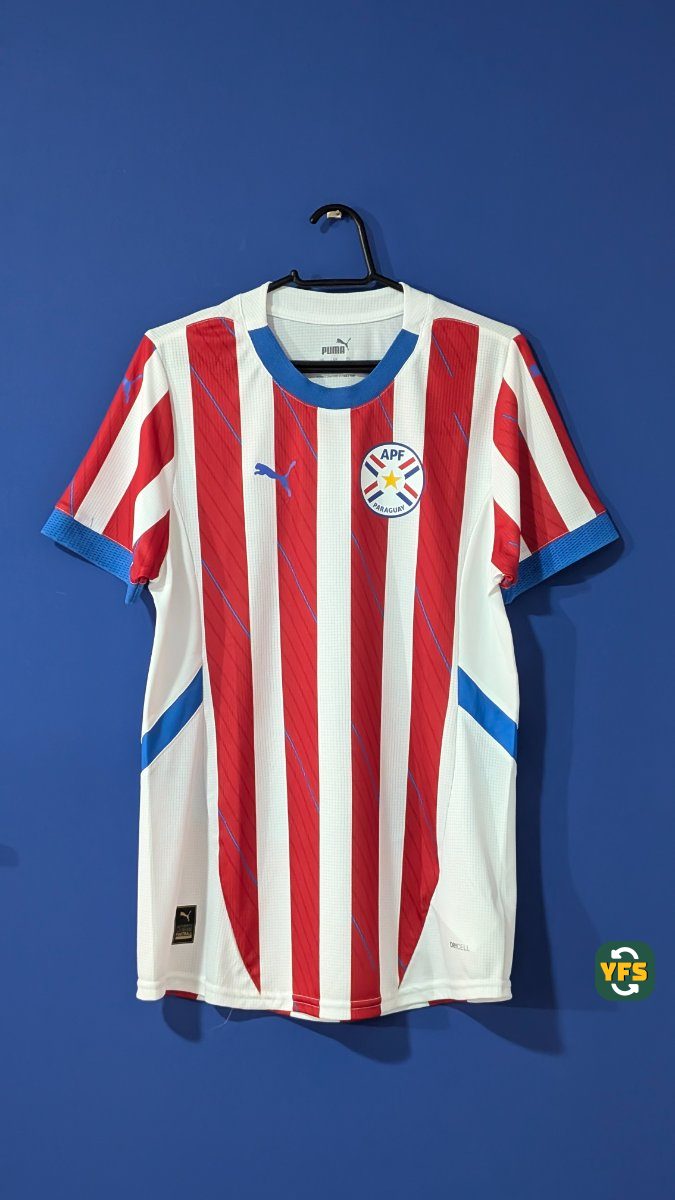 Paraguay 2024-2025 Home Store Version Puma - YourFootballShirt - Photo 1