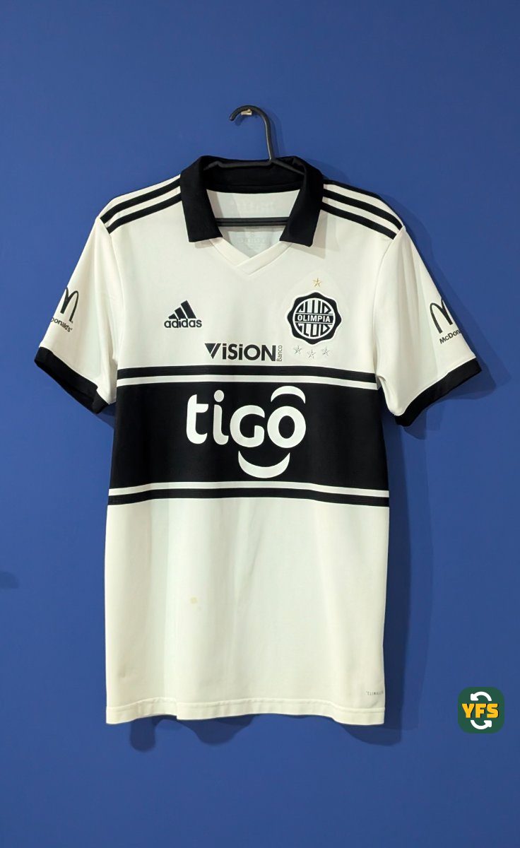 Club Olimpia 2018-2019 Home Store Version Adidas - YourFootballShirt - Photo 1