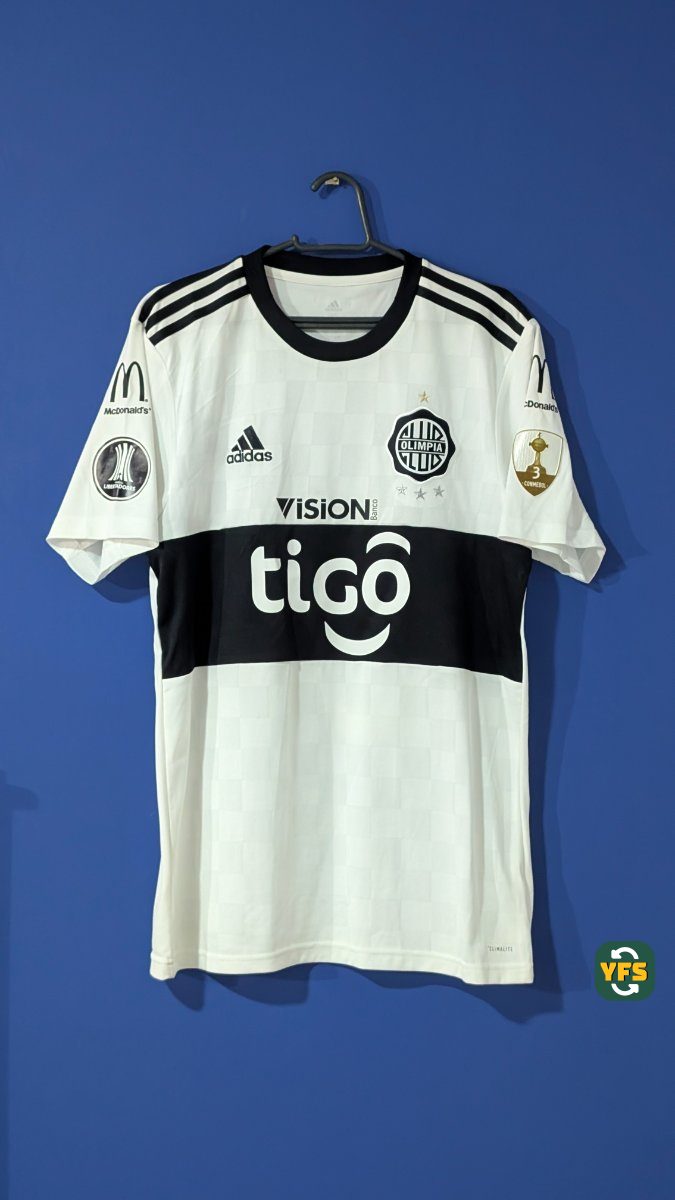 Club Olimpia 2019-2020 Home Store Version Adidas - YourFootballShirt - Photo 1