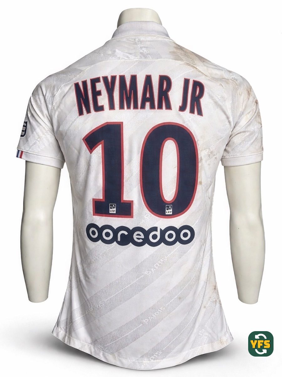 PSG 2019-2020 Third Match Worn Nike - YourFootballShirt - Photo 1