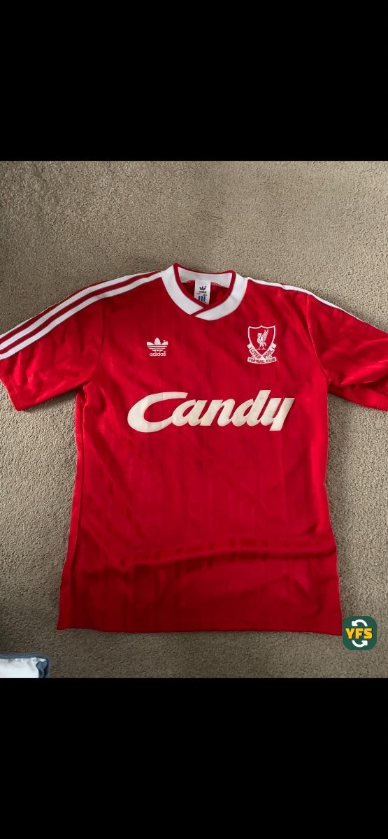 Liverpool 1989-1990 Home Match Worn Adidas - YourFootballShirt - Photo 1