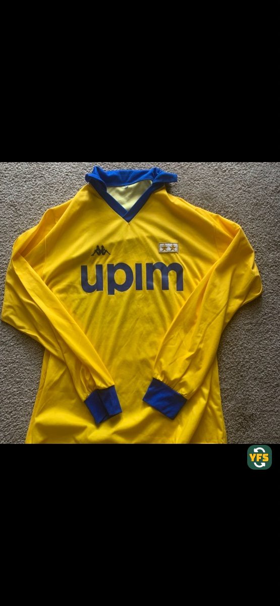 Juventus Turin 1990-1991 Away Match Worn Kappa - YourFootballShirt - Photo 1