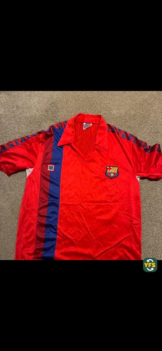 FC Barcelona 1984-1985 Away Store Version Meyba - YourFootballShirt