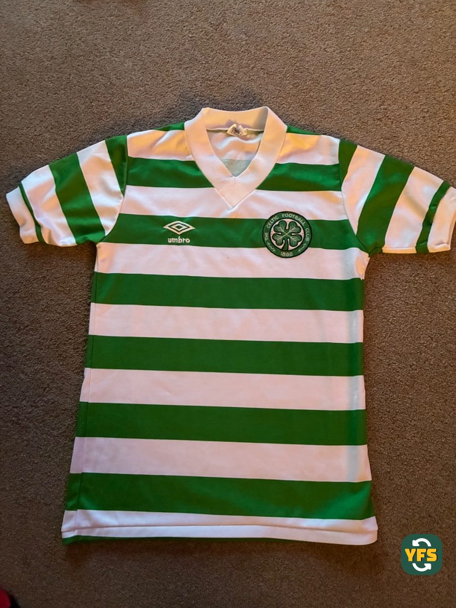 Celtic FC 1981-1982 Home Match Worn Umbro - YourFootballShirt