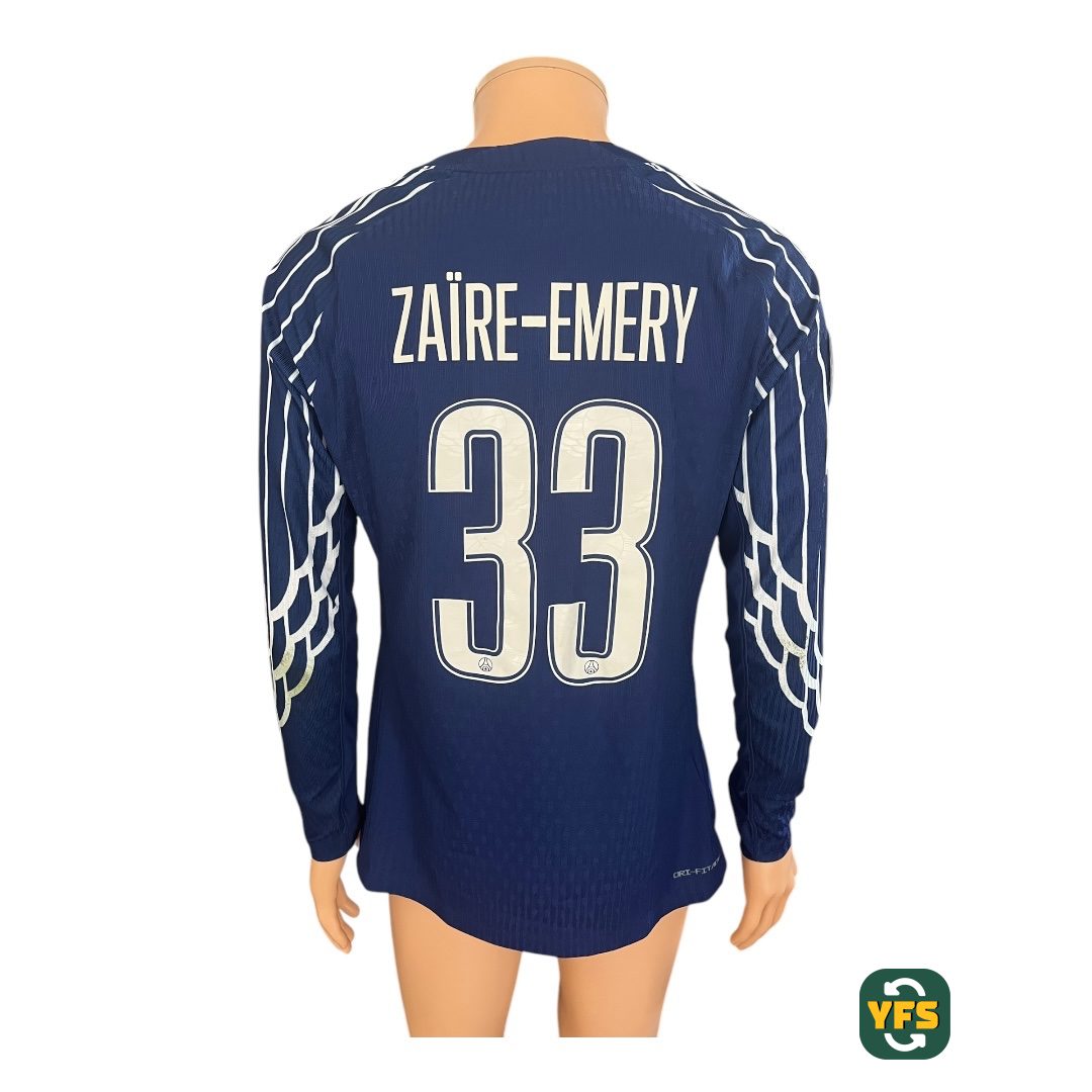 PSG 2024-2025 Third Match Worn Jordan - YourFootballShirt - Photo 1