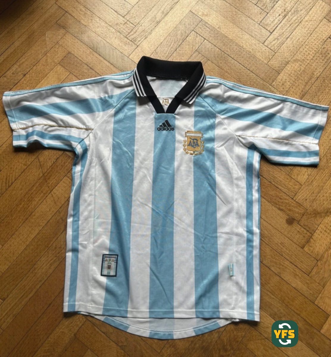 Argentina 1998-1999 Home Store Version Adidas - YourFootballShirt - Photo 1