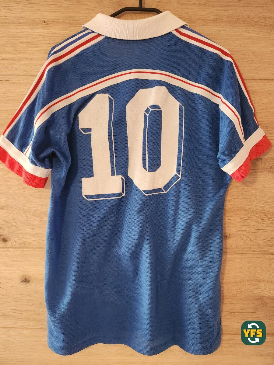 France 1986-1987 Home Issued Adidas - YourFootballShirt - Photo 1