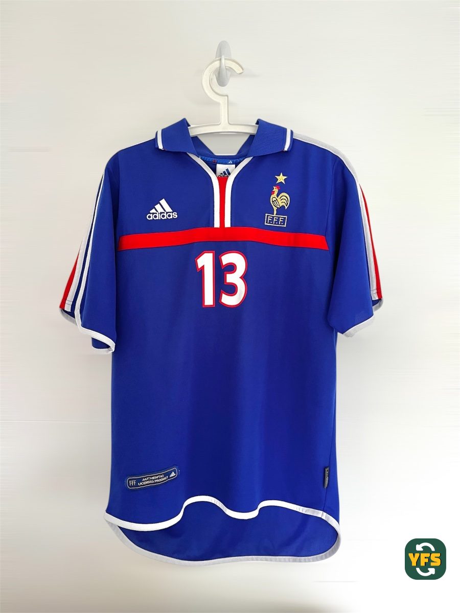 France 2000-2001 Home Store Version Adidas original - YourFootballShirt