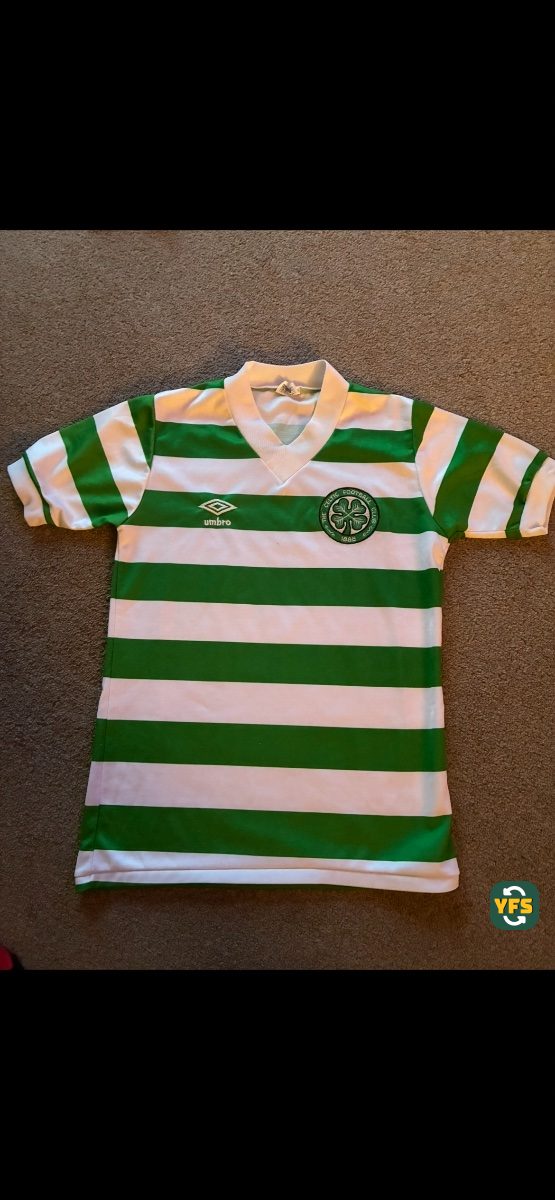 Celtic FC 1980-1981 Home Match Worn Umbro - YourFootballShirt