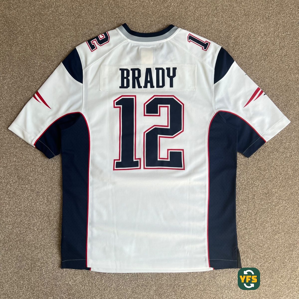 New England Patriots 2000-2018 Home Brady #12