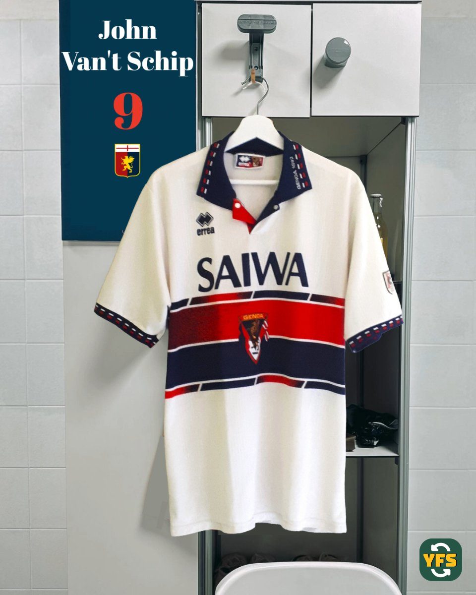 Genoa CFC 1993-1994 Away Issued Errea - YourFootballShirt - Photo 1