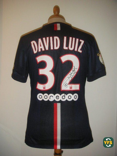 PSG 2014-2015 Home Match Worn Nike - YourFootballShirt - Photo 1