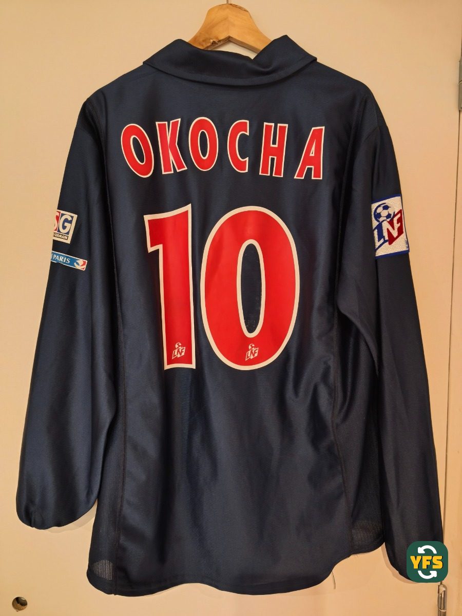 PSG 2001-2002 Home Match Worn Nike - YourFootballShirt - Photo 1