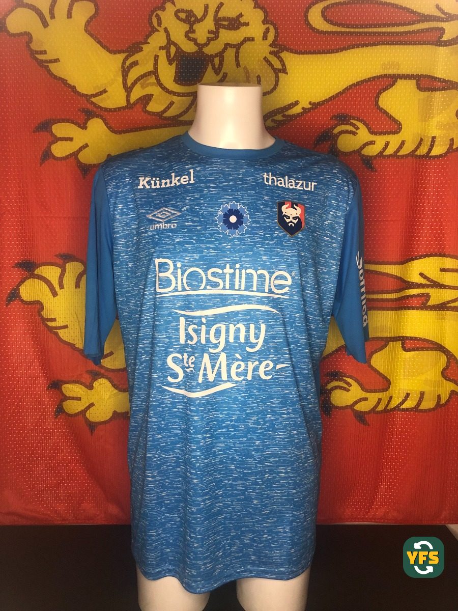SM Caen 2020-2021 Goalkeeper Match Worn Umbro - YourFootballShirt - Photo 1