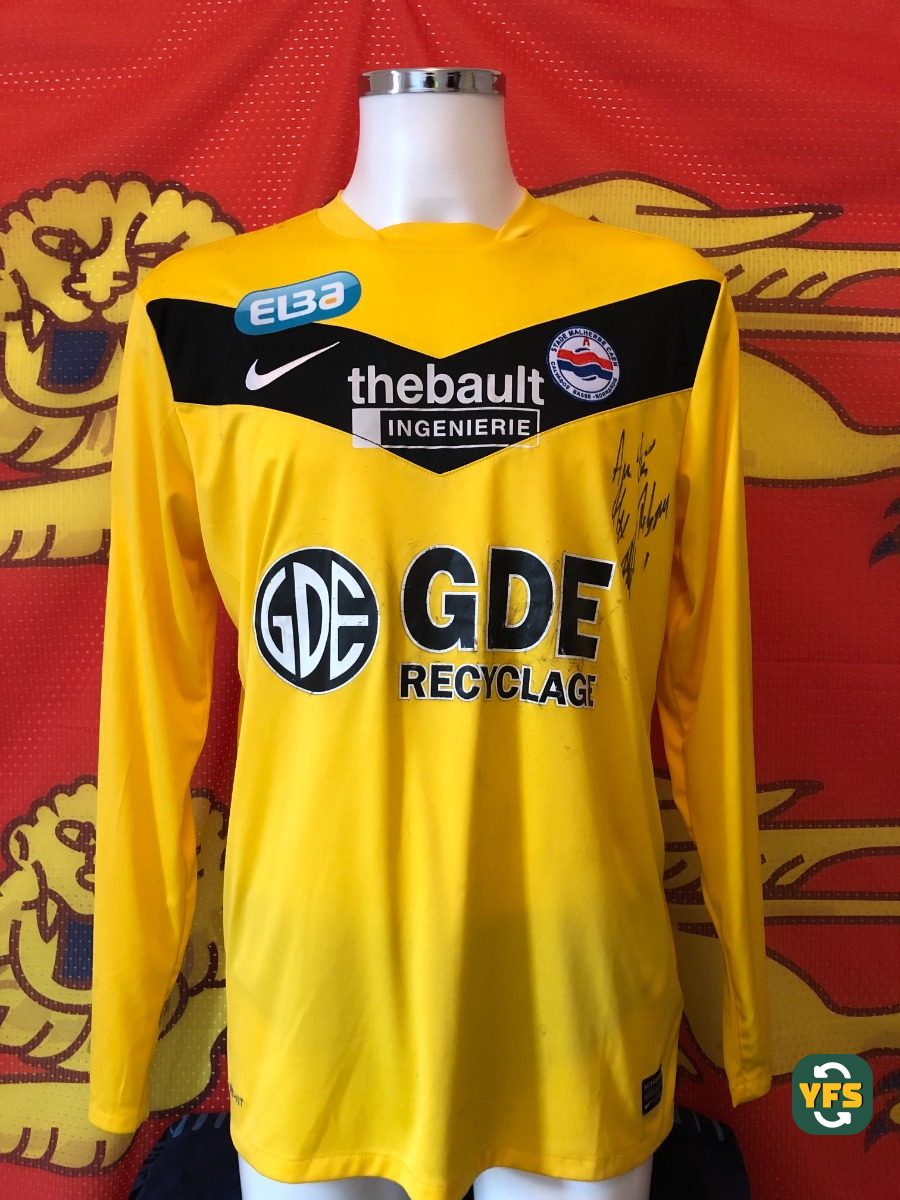 SM Caen 2011-2012 Goalkeeper Match Worn Nike - YourFootballShirt - Photo 1