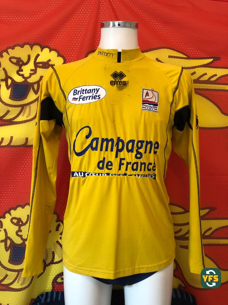 SM Caen 2006-2007 Goalkeeper Match Worn Errea - YourFootballShirt - Photo 1