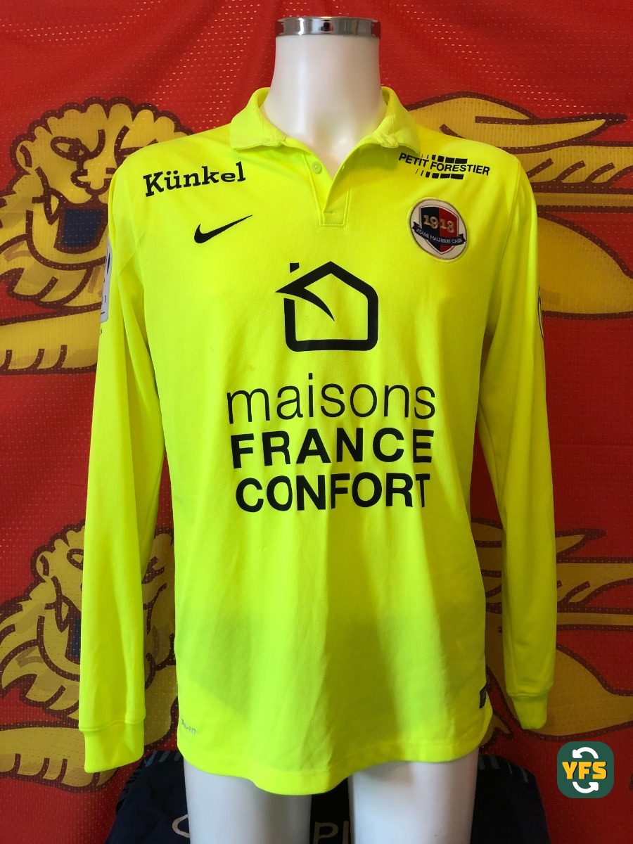SM Caen 2015-2016 Goalkeeper Match Worn Nike - YourFootballShirt - Photo 1
