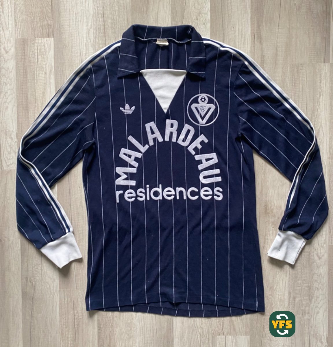 Girondins de Bordeaux 1983-1984 Home Store Version Adidas original - YourFootballShirt - Photo 1