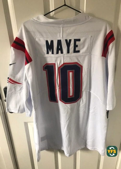 New England Patriots 2025-2026 Away MAYE #10