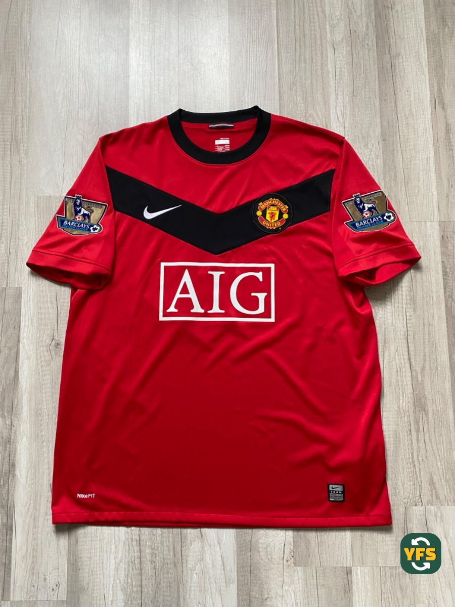 Manchester United 2009-2010 Home Store Version Nike - YourFootballShirt - Photo 1