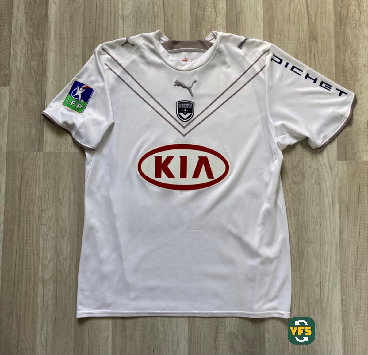 Girondins de Bordeaux 2007-2008 Away Store Version Puma - YourFootballShirt - Photo 1