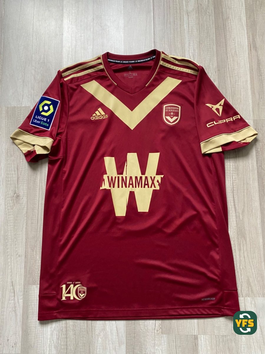 Girondins de Bordeaux 2021-2022 Third Store Version Adidas - YourFootballShirt - Photo 1